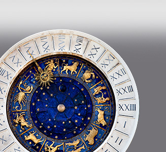 Römischer Kalender mit Sternzeichen